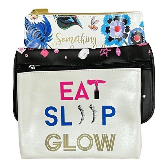 Three Medium Size Makeup Bags/Pouches - Picture 1 of 12